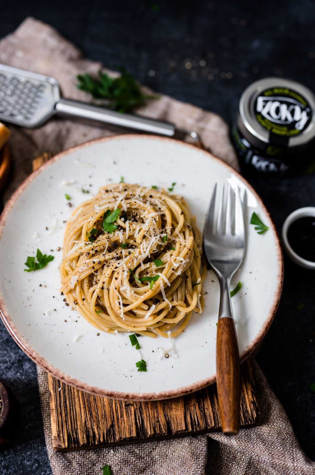 Spaghetti cacio e pepe